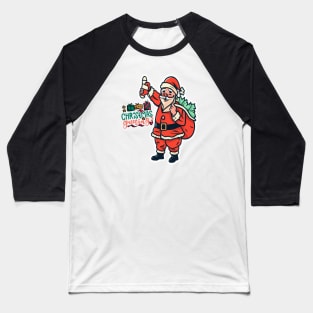 Christmas Greetings Baseball T-Shirt